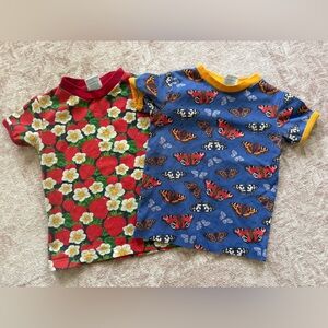 Floral and Butterfly Print T-Shirts